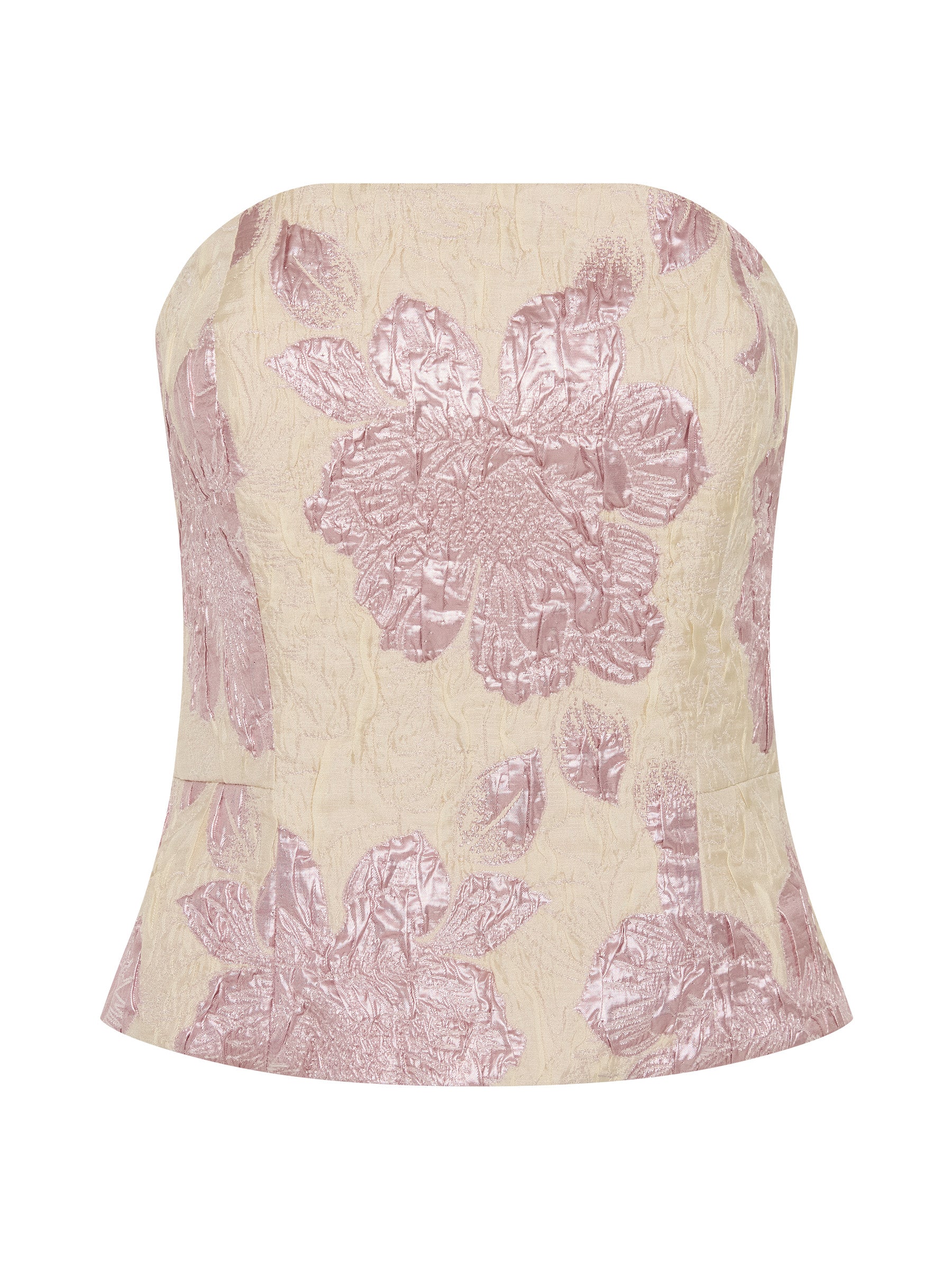 Cressida Bustier - Pink/Cream (Size 10 + 12 Only)