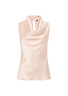 Cowl Top - Blush + Navy (Size 10 + 14 Only)