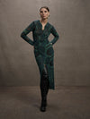 Alexa V-Neck - Emerald-Black