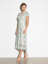 Belinda Dress - Blue/Ivory (Size 10 + 12 Only)