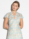 Belinda Dress - Blue/Ivory (Size 10 + 12 Only)