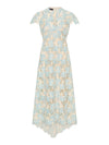 Belinda Dress - Blue/Ivory (Size 10 + 12 Only)