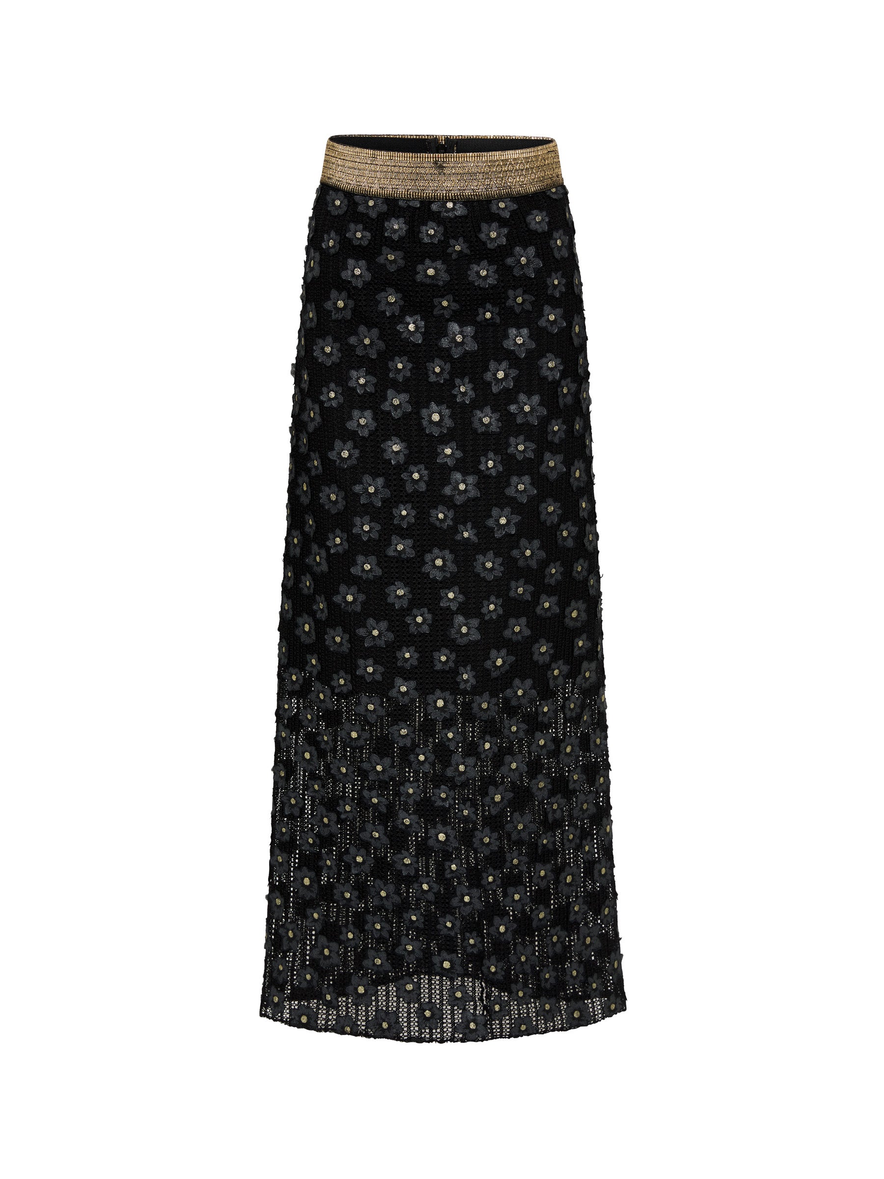 Black Daisy Skirt