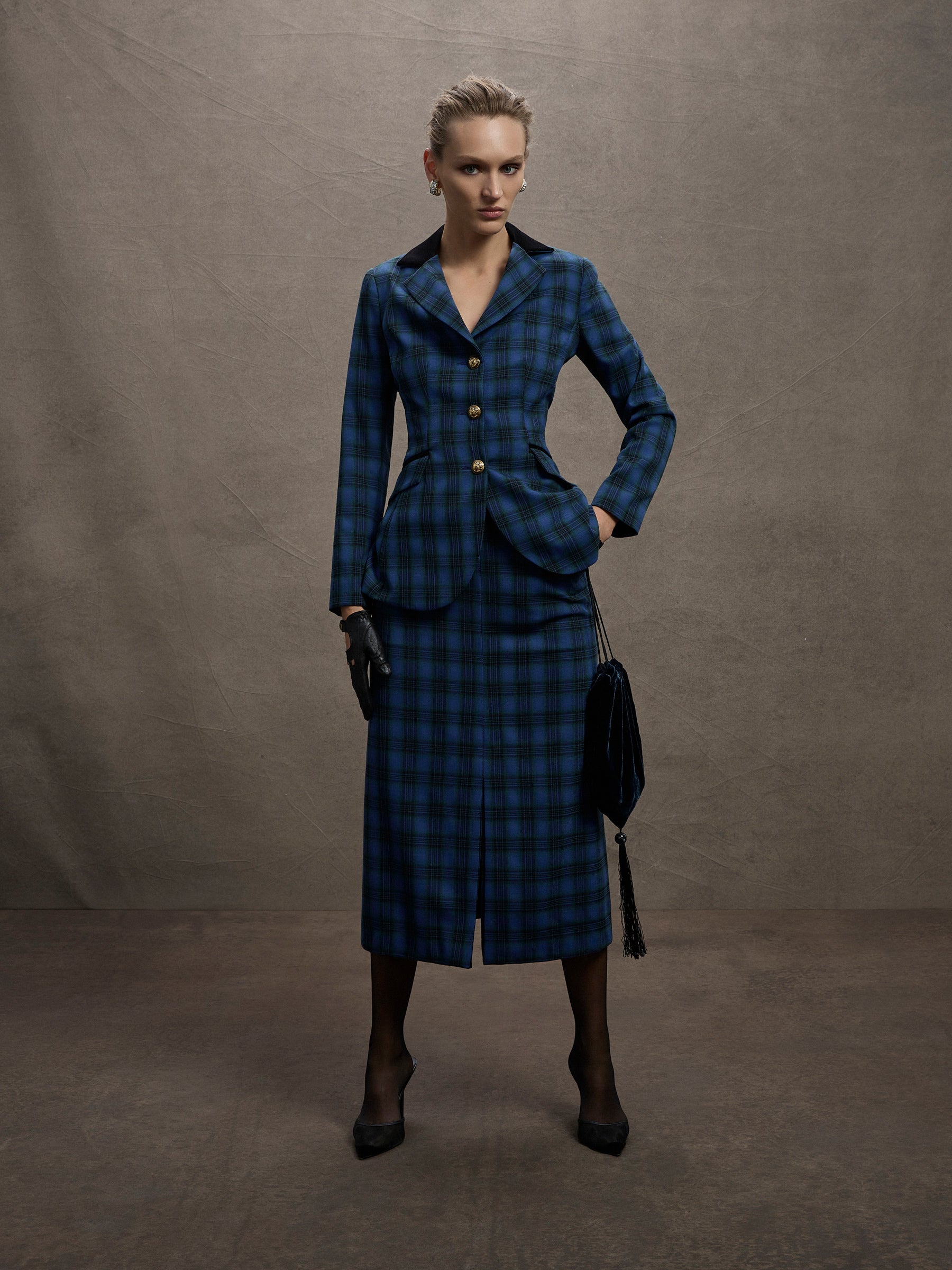 Blair Skirt - Chocolate or Blue