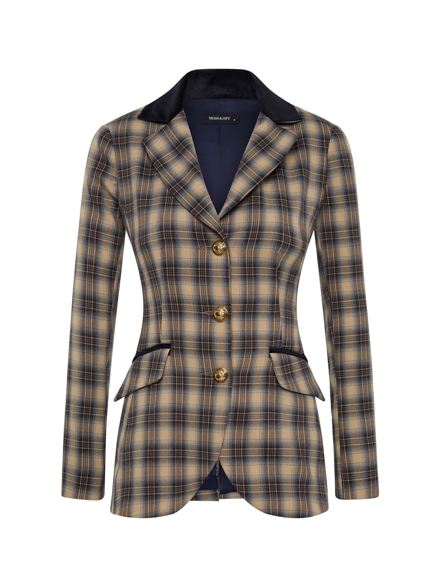 Blair Blazer - Chocolate or Blue PRE-ORDER (Due Tue 13th May)