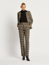 Blair Pleat Pant - Chocolate or Blue