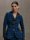 Blair Blazer - Chocolate or Blue PRE-ORDER (Due Tue 13th May)