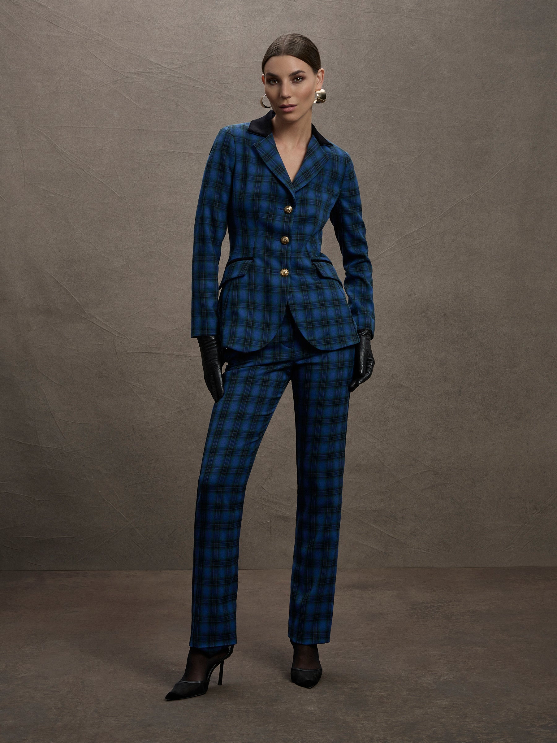 Blair Slim Leg - Chocolate or Blue