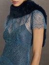 Fox Scarf - Navy
