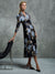 Midnight Flower L/S Dress (Size 8 + 16 Only)