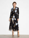 Midnight Flower L/S Dress (Size 8 + 16 Only)