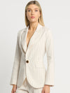 Monaco Blazer- Ivory/Gold