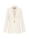 Monaco Blazer- Ivory/Gold