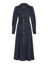 Monaco Shirt Dress - Navy/Gold