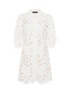 Monte Carlo Mini Shirt Dress - White (Size 10 Only)