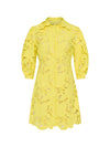 Monte Carlo Mini Shirt Dress - Yellow (Size 8 + 10 Only)