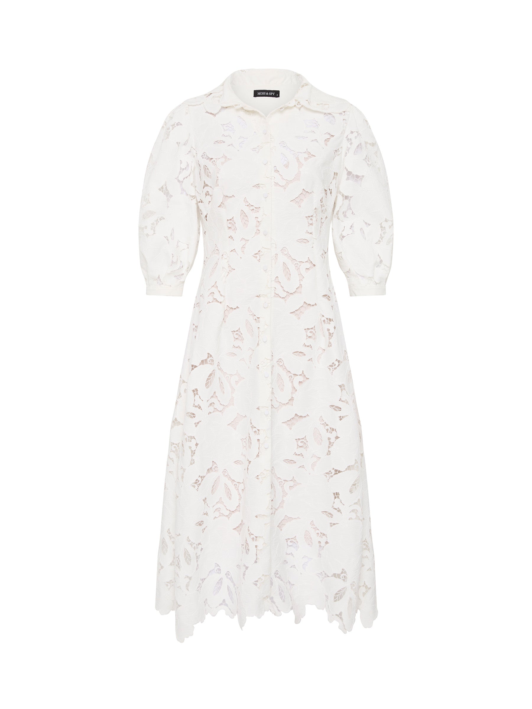 Monte Carlo Shirt Dress - White