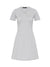 Signature Mini T-Dress - Grey Marle + Navy