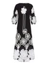 St Tropez Dress - Black/Ivory