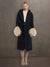 Wynter Hooded Coat - Ink or Cream