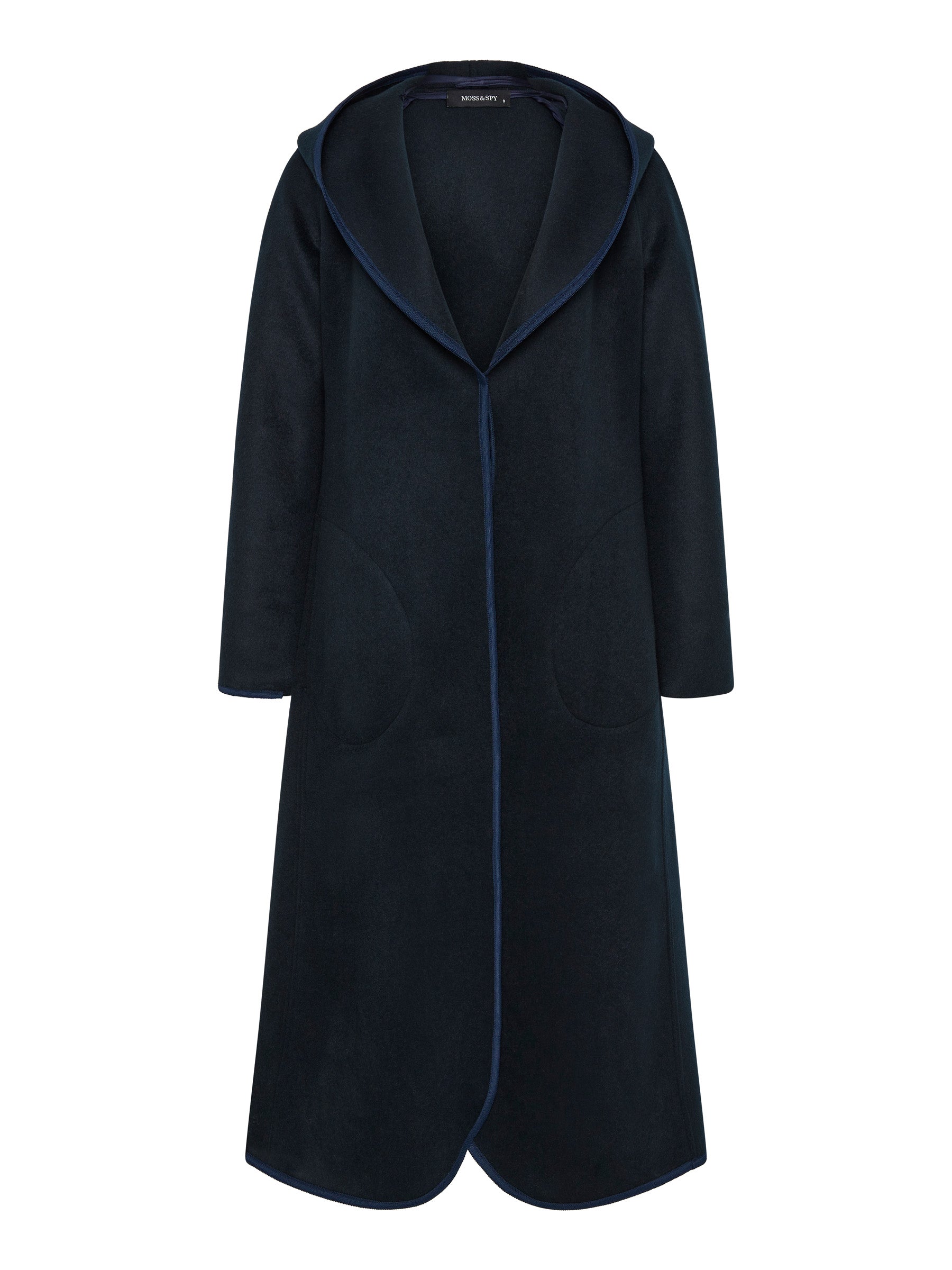 Wynter Hooded Coat - Ink or Cream