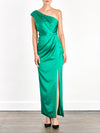 Muse Gown - Emerald + Black (Size 8 &amp; 10 Only)