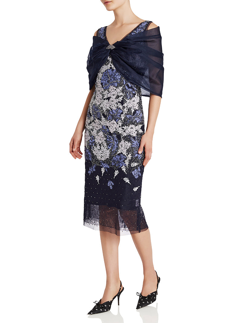 Silk Wrap Designer Cocktail Dresses Day Race Evening wear Bridal