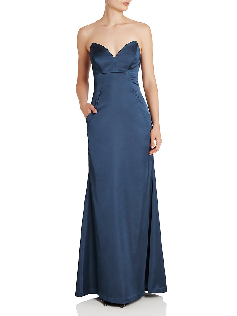 Gabriella Gown - Navy (Size 12 + 14 Only)