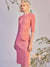 Barbara T-Dress Apricot (Size 8 + 14 Only)