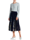 Sparkle Cashmere Cardi - Steel Blue (Medium Only)