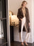 Chrissy Wrap Top - Bronze (Size 10 + 14 Only)