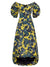 Catalina Dress - Navy Citrus