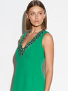 Christie V-Neck - Emerald (Size 8 Only)