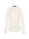 Diana Shirt - Ivory-Diamante