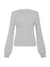 Eyelet L/S Metallic Sweater