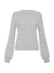 Eyelet L/S Metallic Sweater (Size Medium Only)