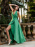 Hemingway Gown - Pale Green + Berry (Size 8 + 10 Only)