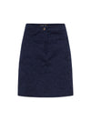 Leona Mini Skirt - Marine Blue (Size 10 Only)