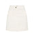 Leona Mini Skirt - Ivory White
