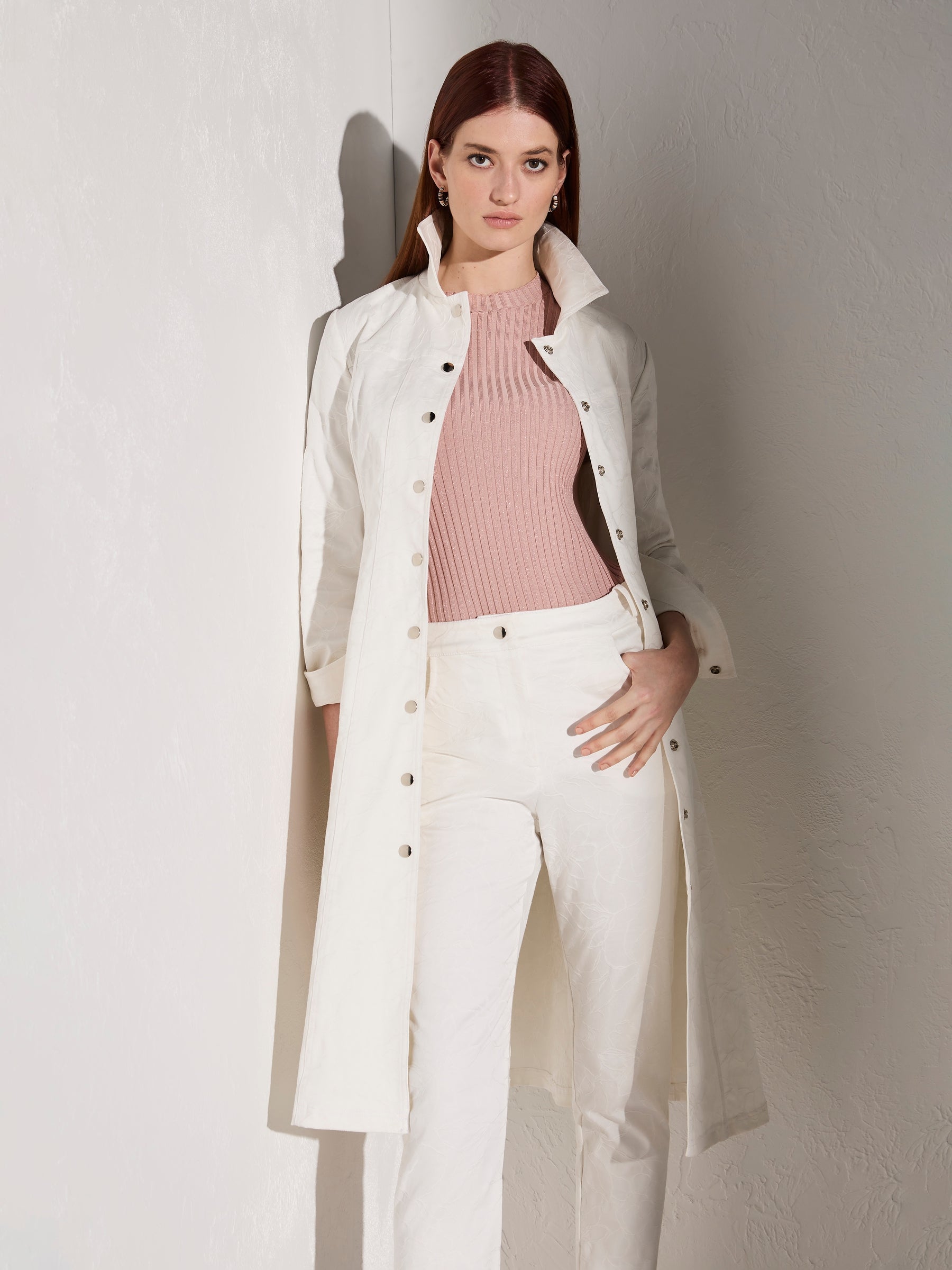 Leona Shirt Dress - Ivory White (Size 8 + 10 Only)
