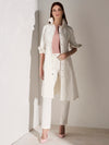 Leona Shirt Dress - Ivory White (Size 8 + 10 Only)