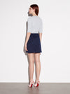 Leona Mini Skirt - Marine Blue (Size 10 Only)