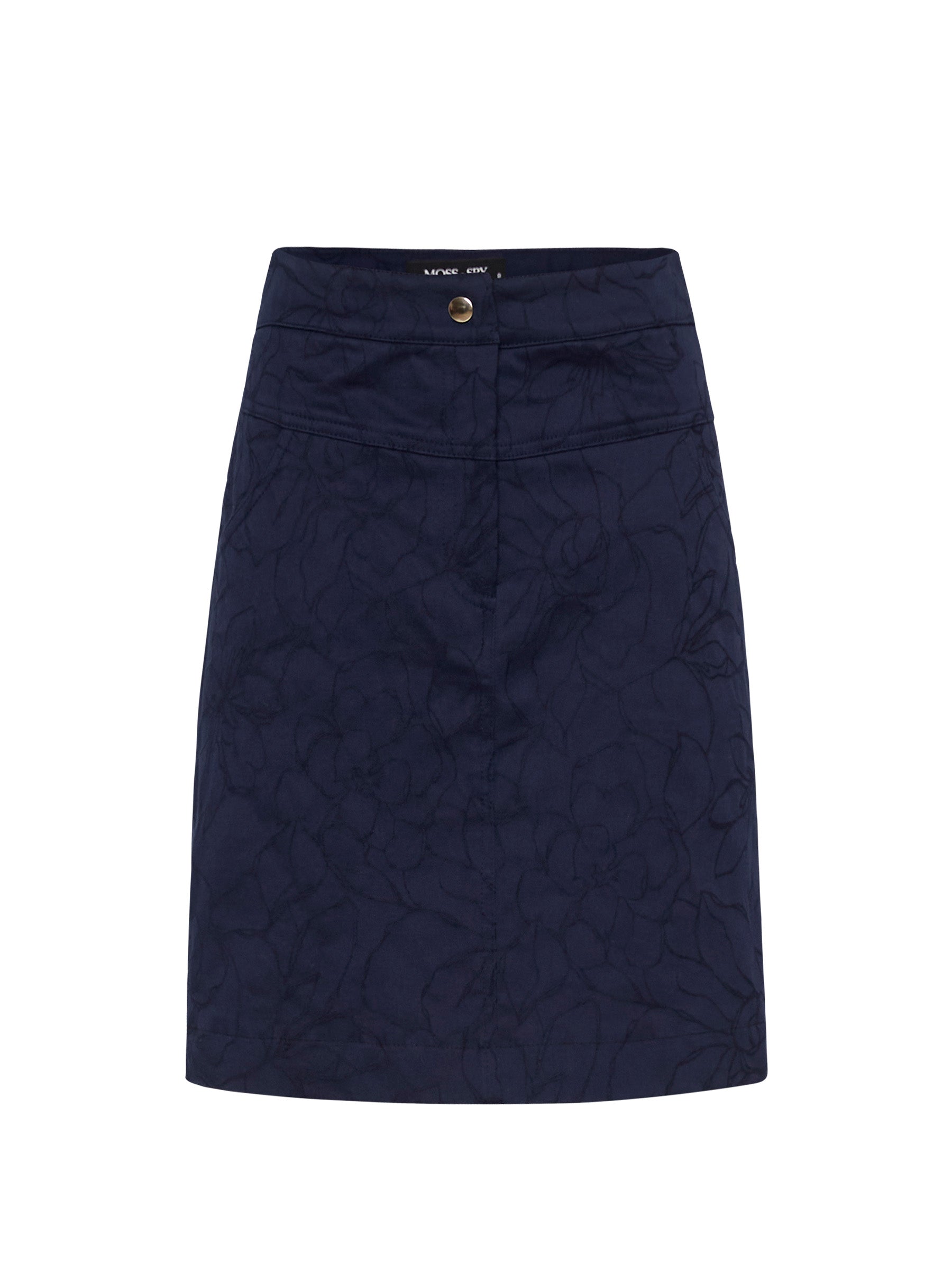 Leona Skirt - Marine Blue (Size 16 Only)