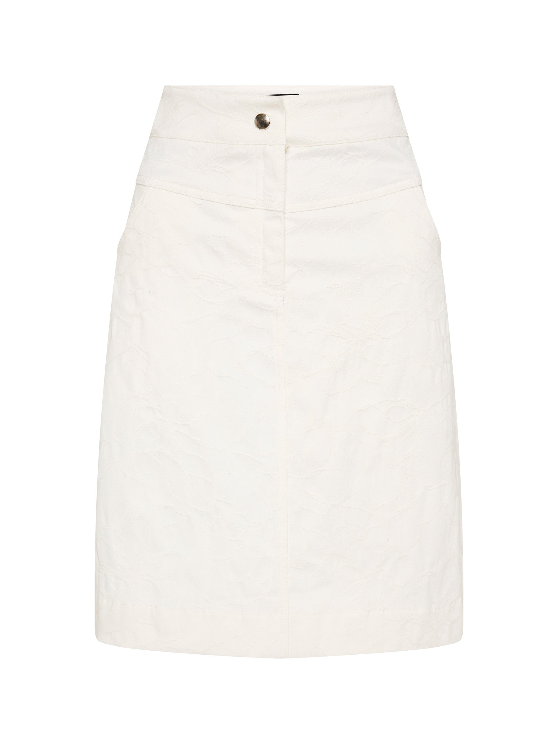 Leona Skirt - Ivory White (Size 14 Only)