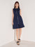 Leona Zip Dress - Marine Blue (Size 14 Only)