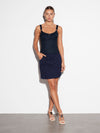 Leona Mini Skirt - Marine Blue (Size 10 Only)