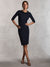Pina Button Boat Neck - Navy (Size 14 + 16 Only)