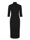 Rib Dress - Navy (Size 14 + 16 Only)