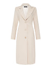 Vera Coat - Chalk + Pink