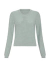 Sparkle Cashmere Sweater - Steel Blue